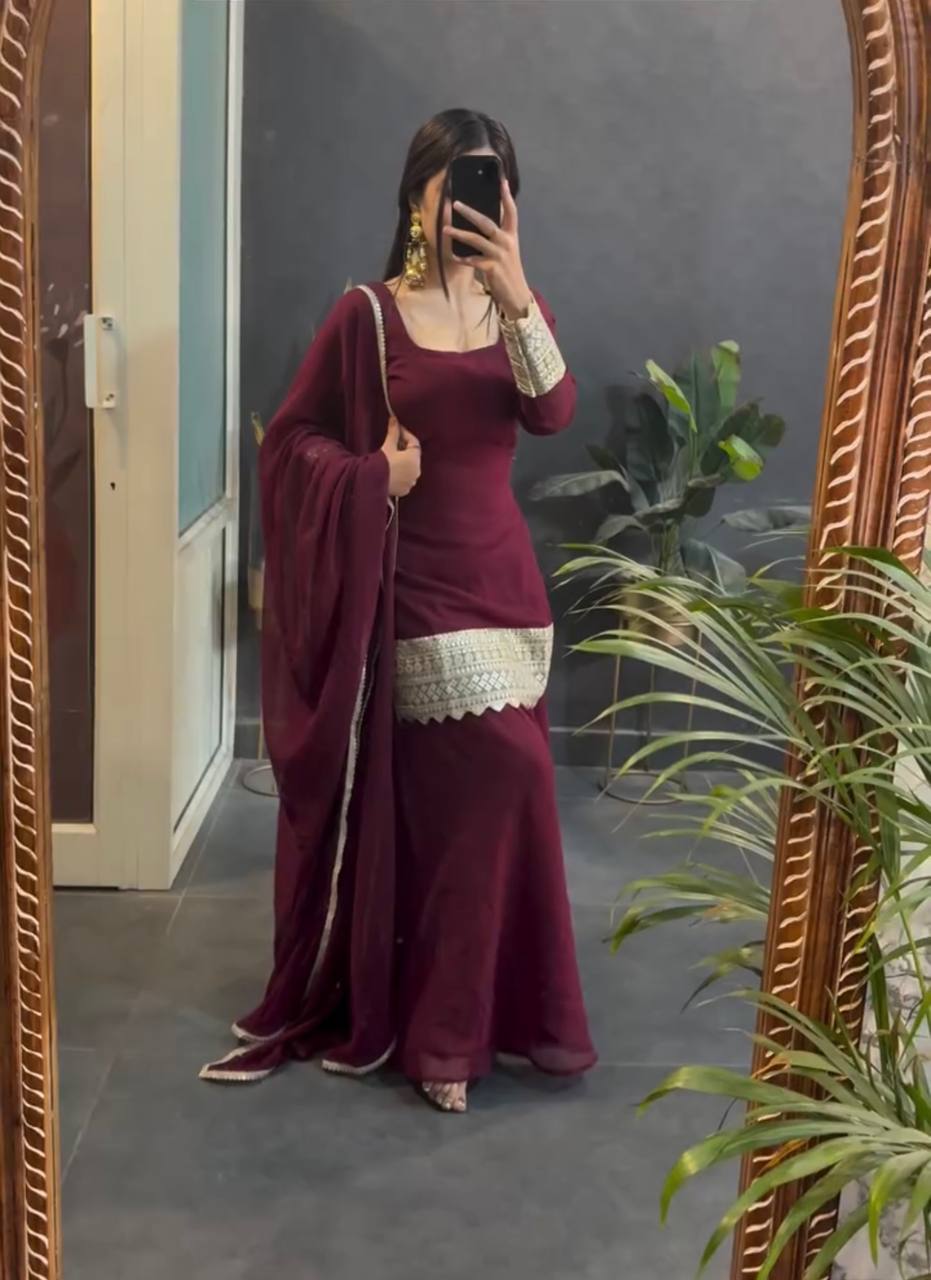 Opulent Burgundy Jewel-Tone Suit